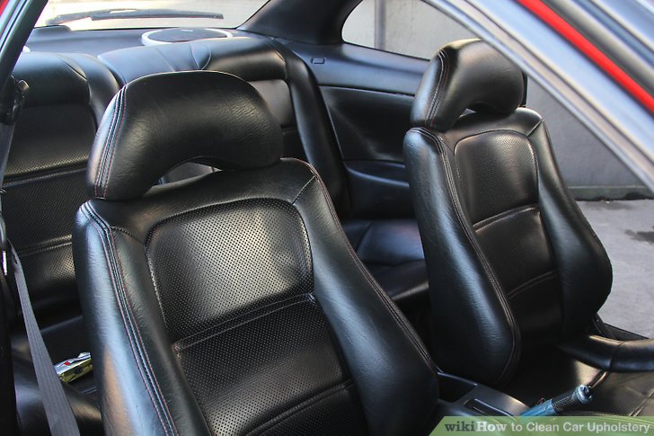 7 Ways to Clean Car Upholstery - wikiHow How To Properly Clean Car Interior Upholstery And Surfaces