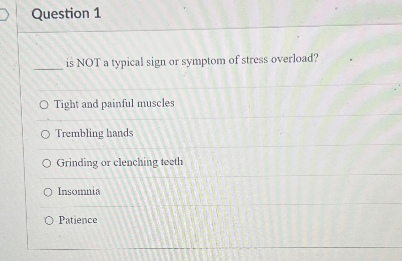 How To Recognize Symptoms Of Stress Overload